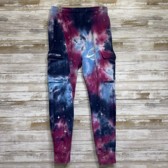 Nike Sportswear Club Space Wave Cargo Sweatpants Joggers Mens Size Medium - Picture 1 of 11